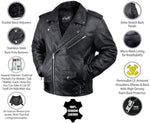Vintage Brando Biker Jackets CE Armored