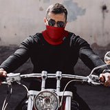 Motorcycle Face Mask Biker Neck Gaiter Bandana Sun UV Dust Protection Balaclava Running Ski Face Cover Scarf