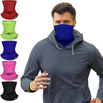 Motorcycle Face Mask Biker Neck Gaiter Bandana Sun UV Dust Protection Balaclava Running Ski Face Cover Scarf